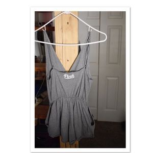 PINK gray romper ❤️